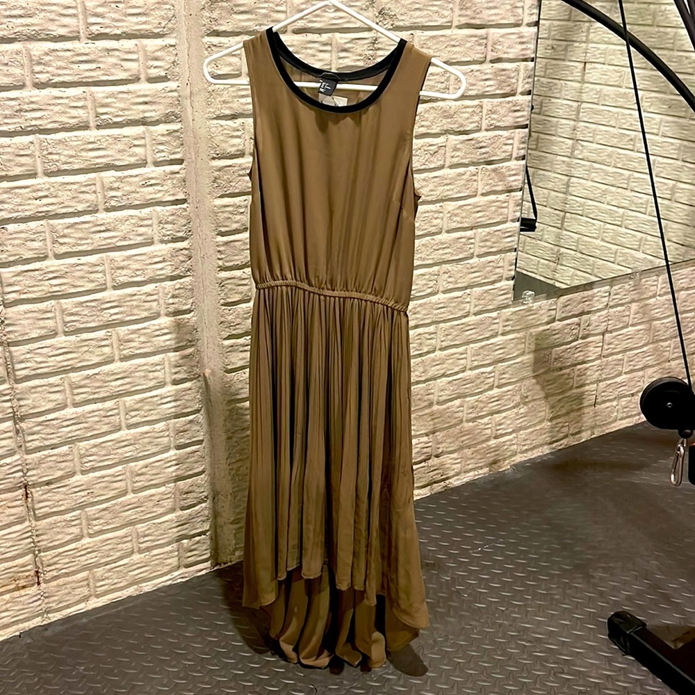 H&M Olive green size 4 sleeveless dress
